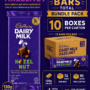 Cadbury Dairy Milk Hazelnut Chocolate Bundle Pack 130g (720 Bars – 10 Boxes)