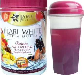 Jamu Jelita Pearl White Putih Mulus Collagen Drink + Free Shaker